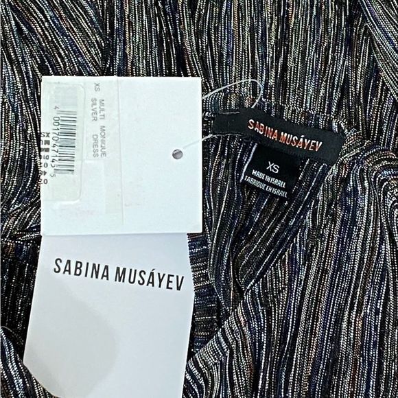 SABINA MUSÁYEV Monique Metallic Minidress size XS - Picture 11 of 12